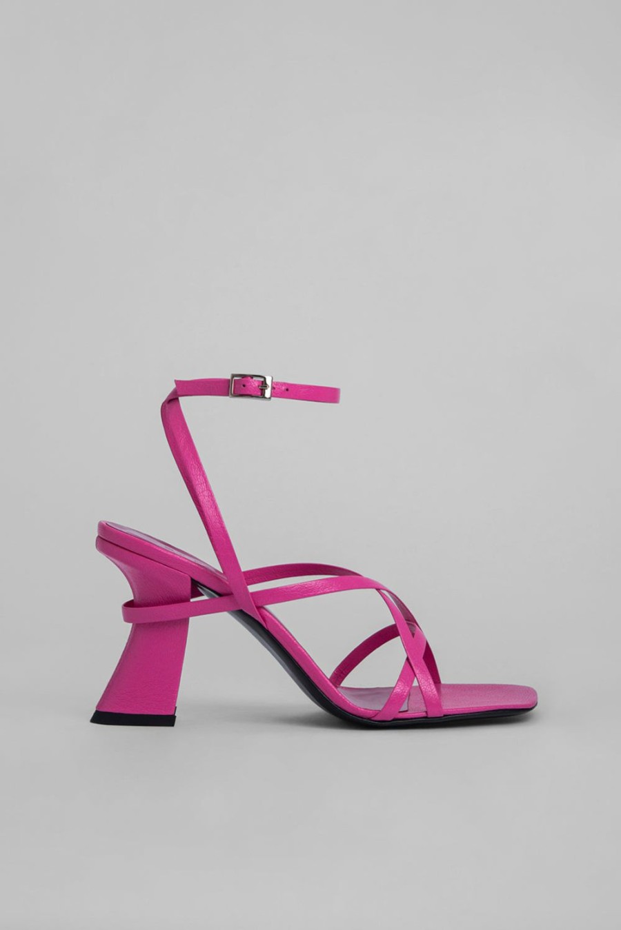 Shoes BY FAR  | Kersti Hot Pink Grained Leather